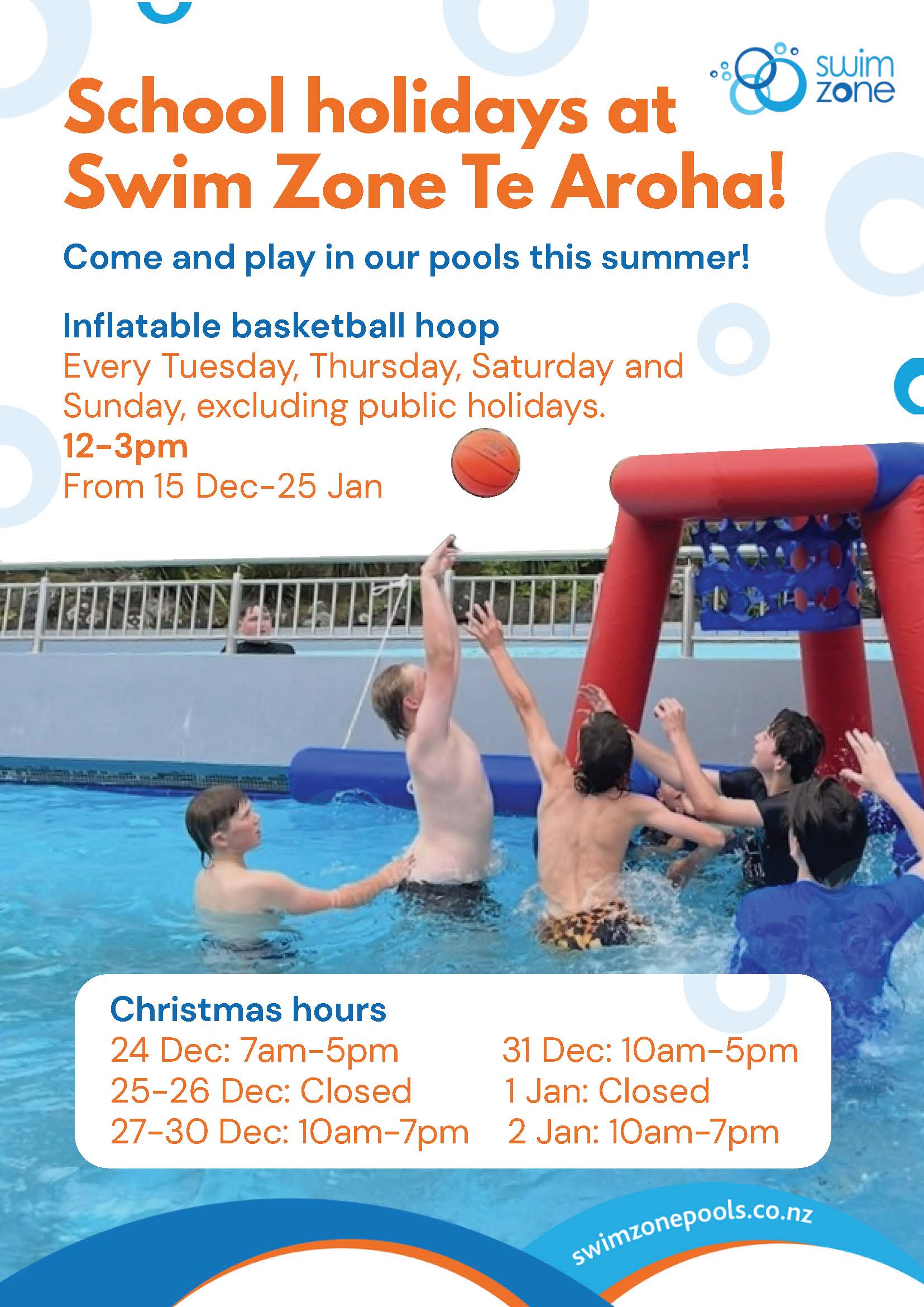 SZTA school holidays 25 26